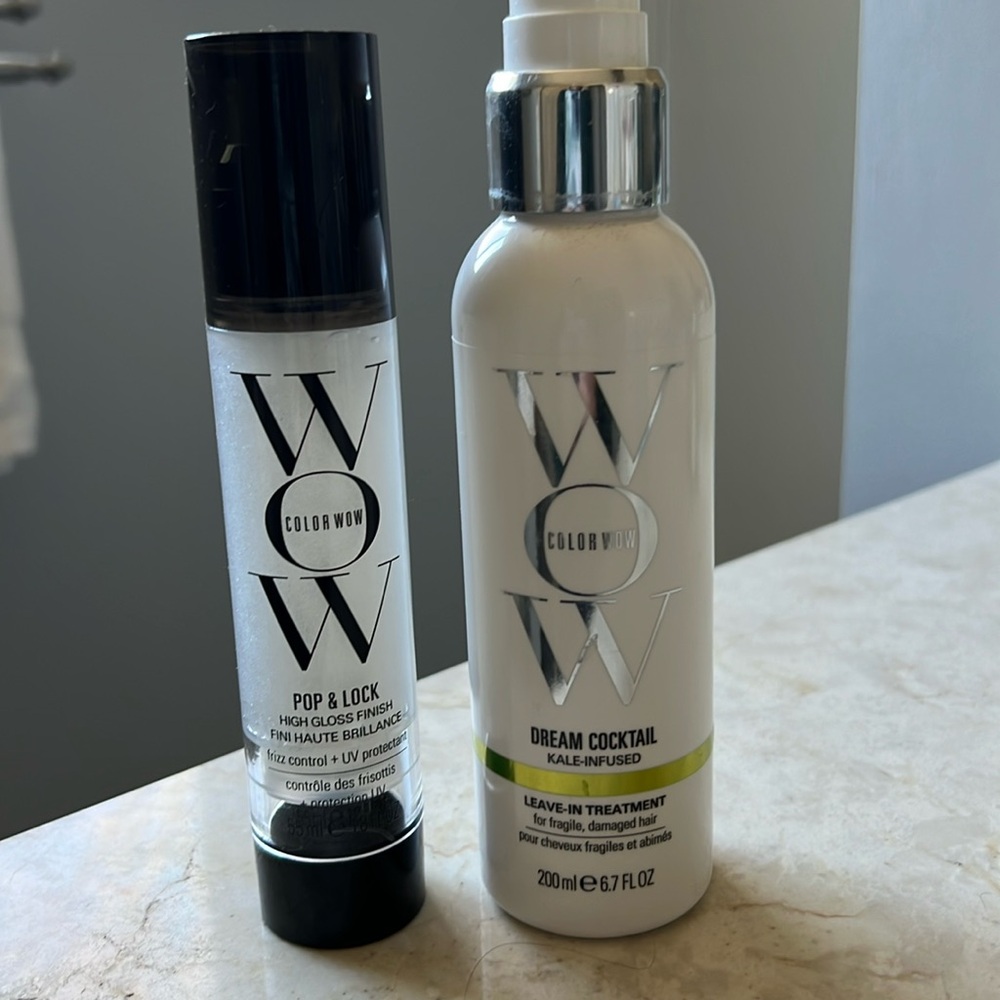 Color wow - pop and lock and dream cocktail - almost full bottles
